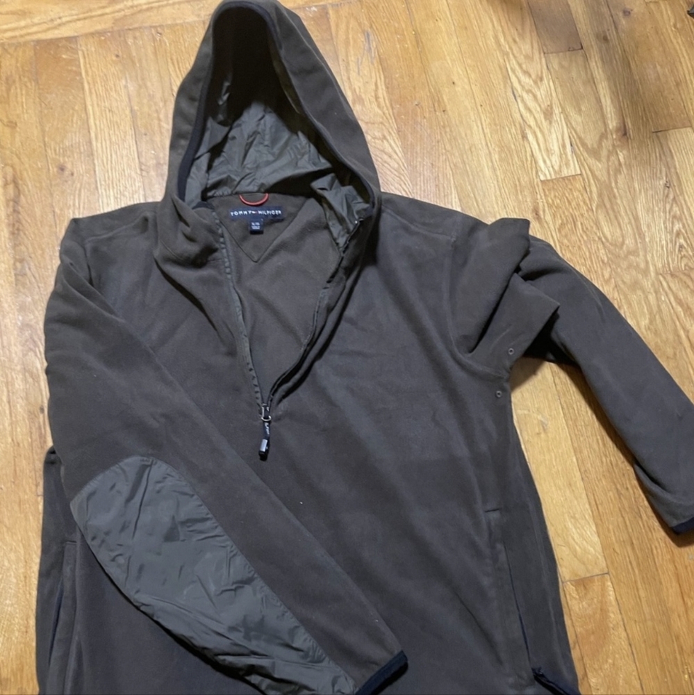 TOMMY  HILFIGER  3/4 zipped hoodie